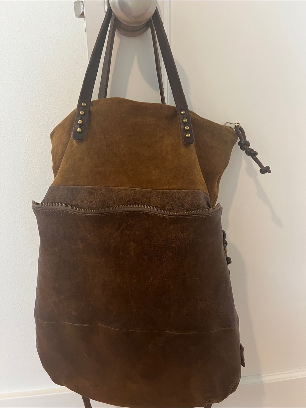 AS 98 leather & Suede handbag - Casual Everyday Bag